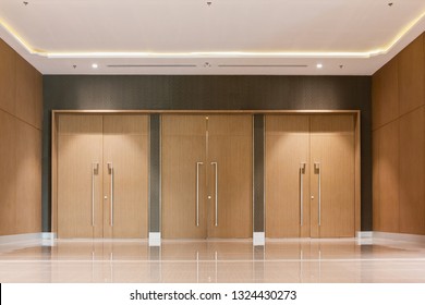 door entrance of hall in hotel - Shutterstock ID 1324430273