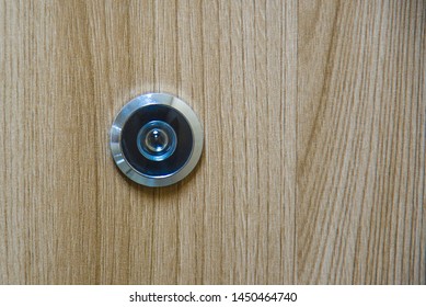 Door eye, at the door