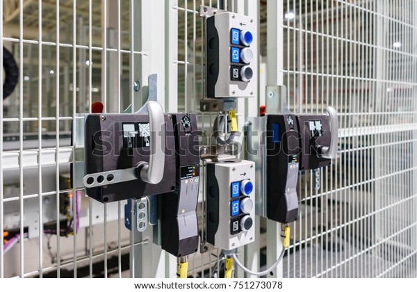 Door Interlock Switches Protection Safety Doors Stock Photo Edit Now