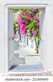 Door Into Beauty Of Greece - Mykonos, Cyclades Archipelago