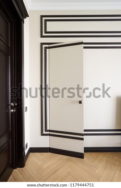 Door Invisible Classic Interior Stock Photo Edit Now 1179444751