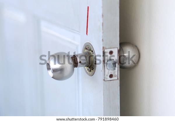 Door Knob Does Not Work Backgrounds Textures Stock Image