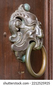 Door Knocker, New Residence Entrance Gate, Bamberg, Upper Franconia, Bavaria, Germany