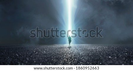 The door of light to another space.