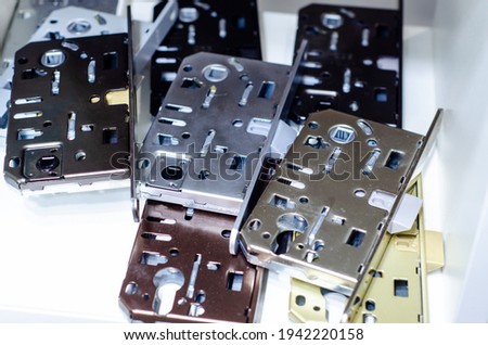 Door locks for sale in the store. Mortise Locks and Cylinder Locks.