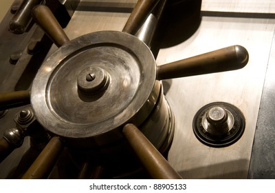 Door Of A Safe In A Bank Vault