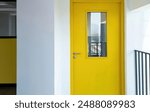 The door of the school class