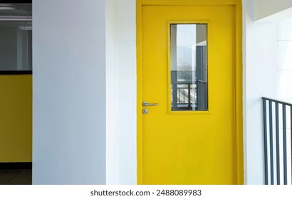 The door of the school class
