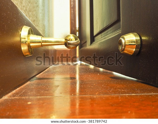 Door Stopper Help Hold Doors Open Stock Photo Edit Now 381789742