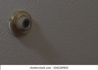 Door Stopper On Wall.