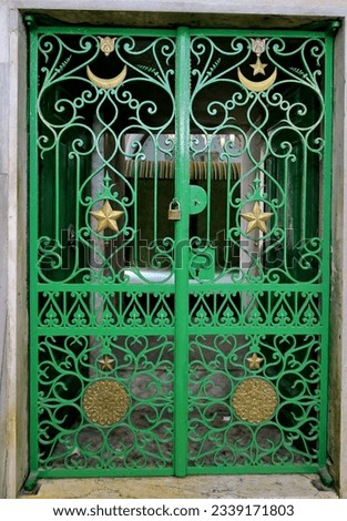 Door to the Tomb of the Forefathers in Hebron