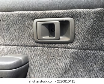 The Door Trim Of A Car