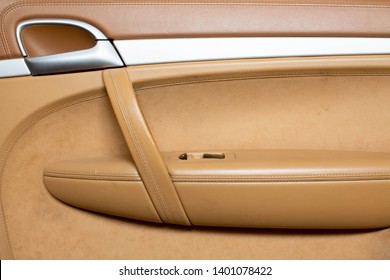 Door Trim Modern Car Closeup