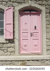 Door Window Stone House Vintage Walpaper Outdoor