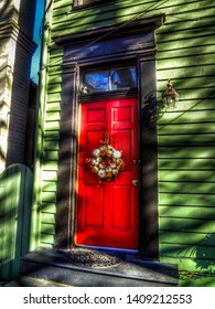 Doors in Alexandria Old Town, Virginia USA