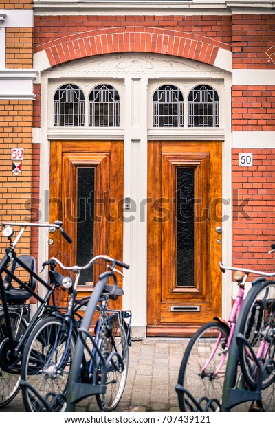 Doors Amsterdam Houses Stock Photo Edit Now 707439121