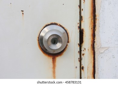 Doors are filled with rust