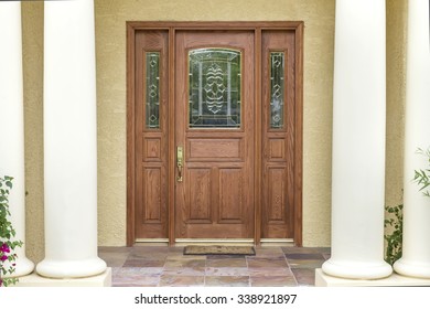 Doorway To Upscale Suburban House