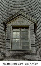 Dormer Roof Window In Old Circular Shed Roof