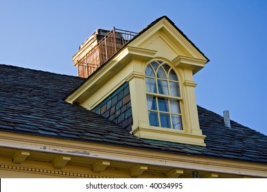 Dormer Window Of Mansion