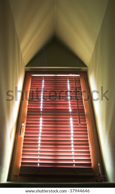 Dormer Window Venetian Blind Stock Photo Edit Now 37944646