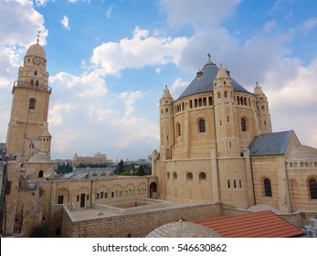 Dormition Abbey On Mount Zion,Jerusalem