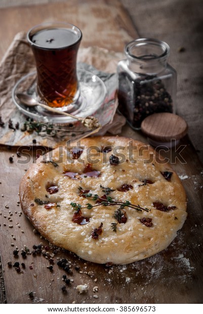 Dorne Cakes Honey Sundried Tomatoes Game Stock Photo Edit Now