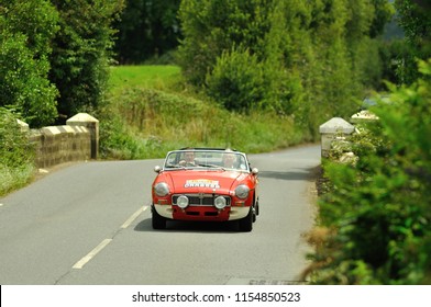 Dorset, UK, 05/20/15, MGB
 On A Classic Car Rally