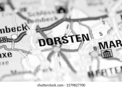 Dorsten Germany On Map Stock Photo (Edit Now) 1579827700