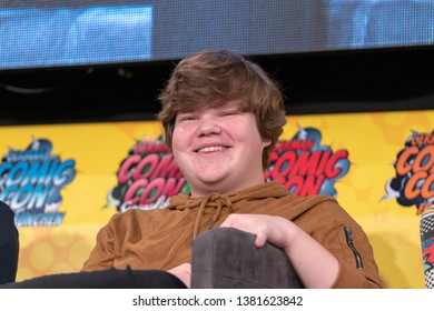 DORTMUND, GERMANY - April 13th 2019: Jeremy Ray Taylor (*2003, American Actor) At German Comic Con Dortmund Spring Edition, A Two Day Fan Convention