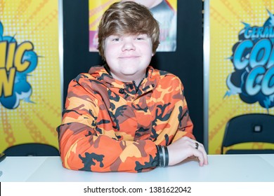 DORTMUND, GERMANY - April 14th 2019: Jeremy Ray Taylor (*2003, American Actor) At German Comic Con Dortmund Spring Edition, A Two Day Fan Convention