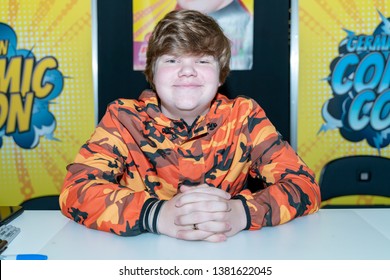 DORTMUND, GERMANY - April 14th 2019: Jeremy Ray Taylor (*2003, American Actor) At German Comic Con Dortmund Spring Edition, A Two Day Fan Convention