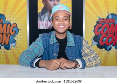 DORTMUND, GERMANY - April 14th 2019: Chosen Jacobs (*2001, American Actor) At German Comic Con Dortmund Spring Edition, A Two Day Fan Convention