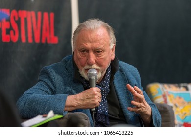 DORTMUND, GERMANY - APRIL 8: Actor Kenneth Cranham (Hellraiser, Layer Cake, Hot Fuzz) At Weekend Of Hell, A Two Day (April 7-8 2018) Horror-themed Fan Convention.