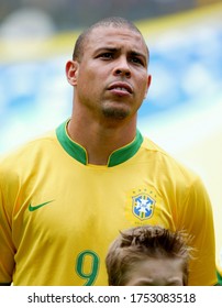 Dortmund, GERMANY - June 27, 2006: 
Ronaldo Looks On 
During The 2006 FIFA World Cup Germany 
Brazil V Ghana At Signal Iduna Park.