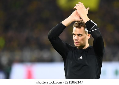 DORTMUND, GERMANY - OCTOBER 8, 2022: Manuel Neuer (captain). The Football Match Of Bundesliga  Borussia Dortmund Vs Bayern Munich