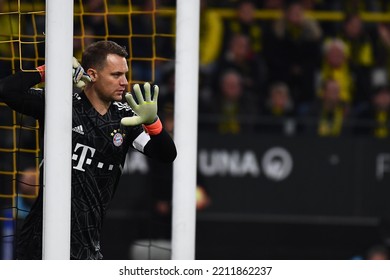 DORTMUND, GERMANY - OCTOBER 8, 2022: Manuel Neuer ,The Football Match Of Bundesliga  Borussia Dortmund Vs Bayern Munich