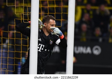 DORTMUND, GERMANY - OCTOBER 8, 2022: Manuel Neuer ,The Football Match Of Bundesliga  Borussia Dortmund Vs Bayern Munich