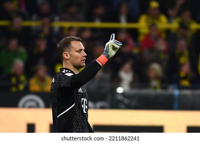 DORTMUND, GERMANY - OCTOBER 8, 2022: Manuel Neuer ,The Football Match Of Bundesliga  Borussia Dortmund Vs Bayern Munich