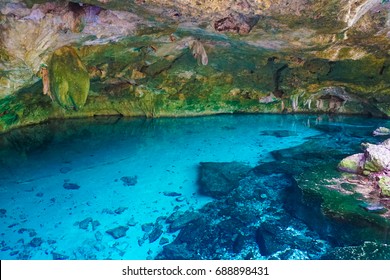 Dos Ojos Cenote Near Tulum And Playa Del Carmen In Mexico