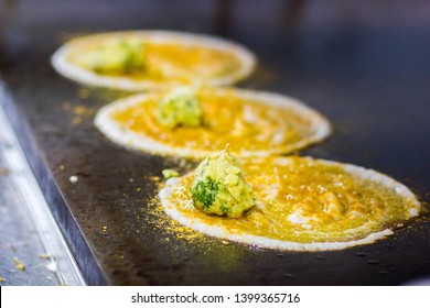 Dosa Making At The Veg Restaurant 