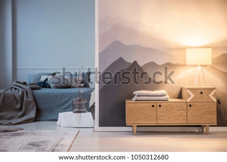Similar – Image, Stock Photo bed landscape Blanket