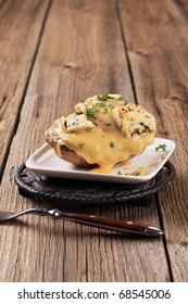 Double Cheese Twice Baked Potato