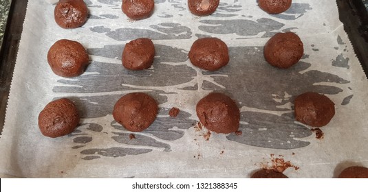 Double Chocolate Cookie Dough On A Pan