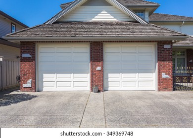 Double Door Garage Door.