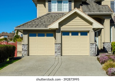 Double Doors Garage.