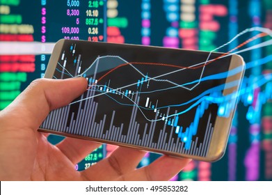 Double exposure businessman and stock market or forex graph suitable for financial investment concept. Economy trends background for business idea and all art work design. Abstract finance background. - Shutterstock ID 495853282