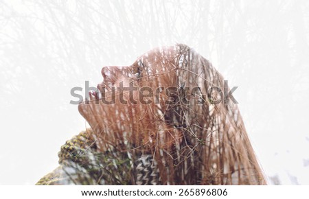 Similar – Image, Stock Photo Roses for MJ Watson Woman