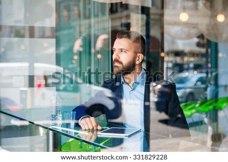 Similar – Image, Stock Photo Reflections in London.