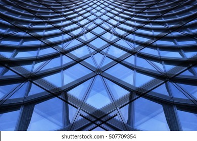 Double exposure photo of structural glass walls. Realistic though fictional office / public building. Modern glass architecture. Business cityscape fragment. - Powered by Shutterstock